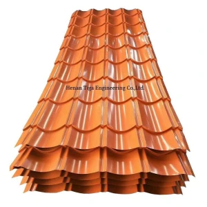 prepainted glazed PPGL steel roof sheet