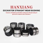 Excavator Bushing, Multiple Inner Diameters, Bucket Bushing, Loader Pin Bushing, Pin Boss Bushing, Straight Bucket Bush