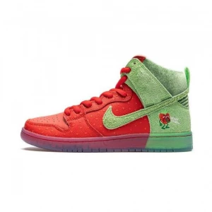New sports shoes High quality NIKE SB DUNK HIGH “STRAWBERRY COUGH” shoes men's large sneakers