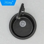 10 year quality Guarantee Single Bowl Quartz round sink