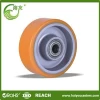 100-150mm ball bearing aluminum metal centre core pu wheel PU Wheel , hand pallet truck rubber wheel