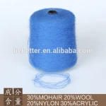 100% acrylic mohair like yarn for hand knitting yarn/modacrylic yarn for baby