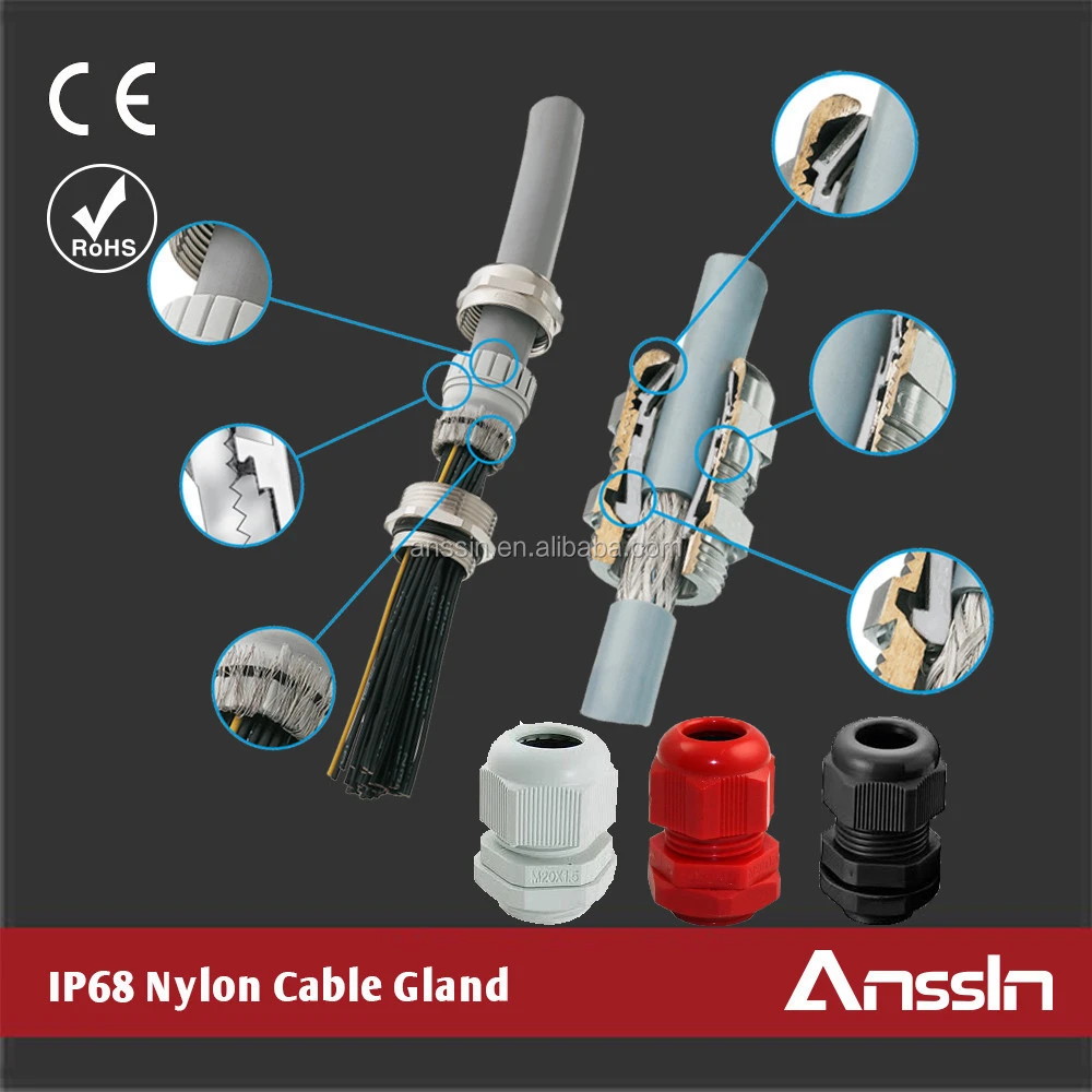 100% Money-Back Guarantee Ip68 waterproof Nylon PG types of cable glands