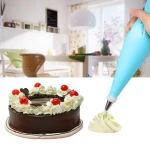 100 Pieces Cake Decorating Supplies Kit, Icing Bags Piping Nozzles and Cake Turntable Stand Professional Cake Making Tools