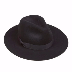 100% Wool Felt Fedora Jazz Hat