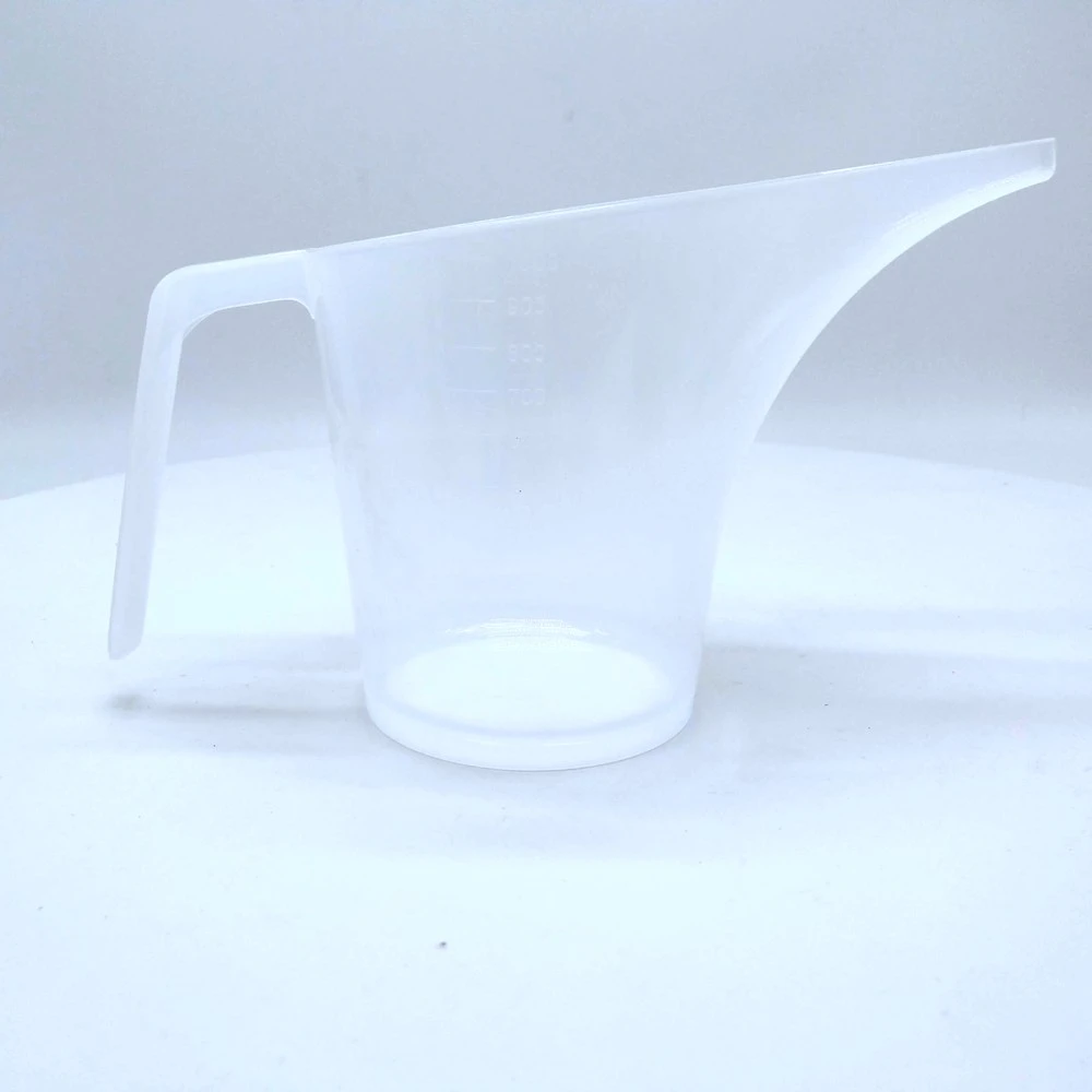 1000ml Polypropylene plastic measuring jug, funnel pitcher ready to ship