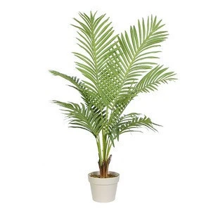 100cm Faux Bonsai Palm Tree Small Palm Potted Plants For Indoor Use Y8388-8S