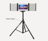 10.1 touch screen TFT-LCD portable karaoke media player with 5.5 VHF wireless microphones
