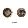 10mm Metal Antique Brass Mesh Eyelets For Garment