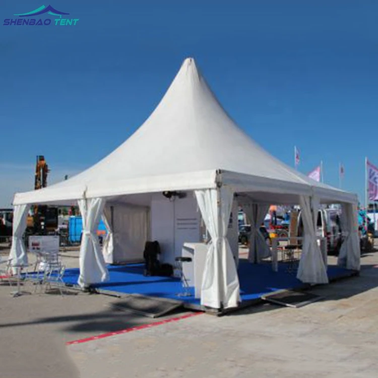 10x10m / 5x5m Aluminum Alloy Luxury Customized Size Gazebo Waterproof Pagoda Tent
