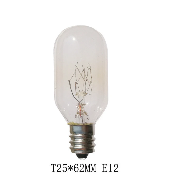 110V 220V 7W 15W 25W E12 E14   incandescent bulb T20 for  refridge  oven and salt lamp