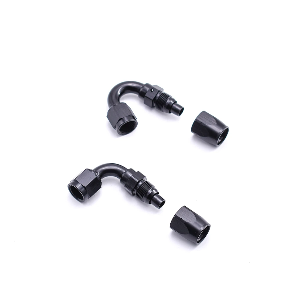 120 150 degree aluminum alloy 6061-t6 oil fuel Pipe Fitting cutter hose ends