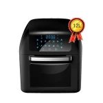 12L Air Fryer Toaster Oven Combo With Removable Glass Door and Rotisserie/ Humidifier/10 Preset function suit for as Seen on TV