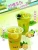 Import 12oz PET material disposable plastic juice cup with Customized logo and lid from China