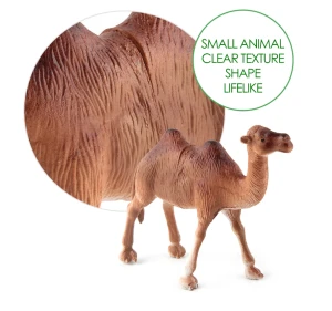 12pcs/set The simulation Wild Animal models mini 3D Forest Animal toys for kids educational