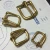 Import 13mm 17mm 20mm 23mm 25mm 32mm 38mm inner size  high quality solid brass pin buckles from China