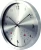 Import 14 inch aluminum case  with temperature and humidity  function  metal wall clock  for home decoration from China