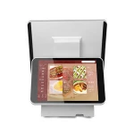 15 inch 12 inch pos system dual display all in one touch screen pos retail pos for supermarket