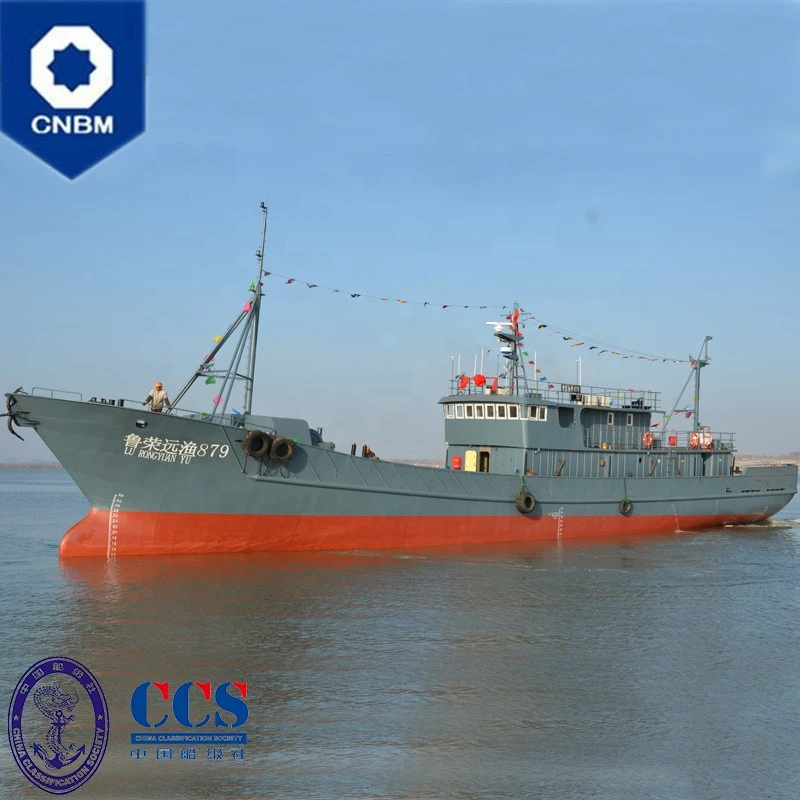 156ft China Shipyard Steel Hull Commercial Fishing Vessel Freezer Trawlers for Sale