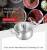 16cm Chinese high end safety pot pure titanium cookware set milk pot for children