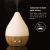 Import 180ml Essential Oil Humidifier Auto Off Aroma Ultrasonic Diffuser with Ceramic and real wood Night Light from China