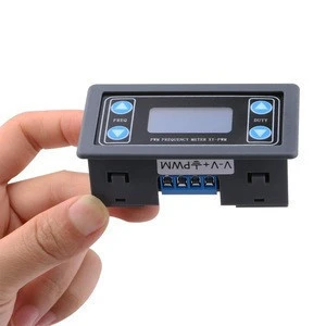 1Hz-150KHz Adjustable PWM Square Wave Pulse Signal Generator Frequency Meter  with small size