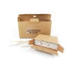 200pcs (2*100pcs)  organic bamboo cotton buds with eco friendly packaging