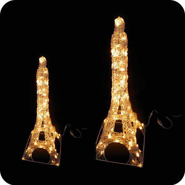 2016 New products led eiffel tower for wedding decoration