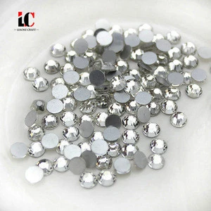 2017 hot sale factory price excellent quality flatback crystal diamond nail art rhinestones for nail decoration