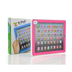 2018 New Y Pad English Language Touch Screen Baby Learning Computer Tablet Toy Safe Material Educational toys for Kids