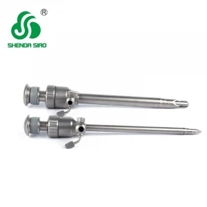 2019 High Quality Stainless Steel CE ISO Certificate Trocar , Abdominal 10.5mm Surgery Equipments