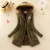 Import 2019 Lady Fur Collar Cotton Long Parkas Hoodies Warm Jackets Plus Size Winter Coat Women from China