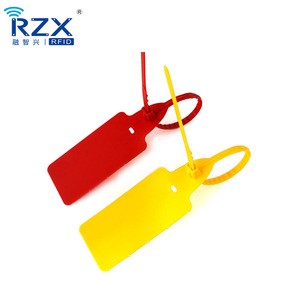 2019 new arrival ABS nylon self-locking security zip tie RFID tag seal cable tie