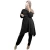 2020 Latest Design Islamic Clothing Turkish Caftan Arab Robe Jilbab Women Two Piece Pants Suits Fashion Muslim Kaftan