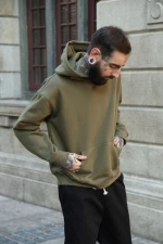 2020 Men Cotton Hoodie Pullover Workout Jacket Custom Logo Blank Color Hoodie No String Oversize Fit