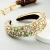 Import 2020 new Baroque rhinestone headband female luxury wide brim full of colorful fashion party bride hair accessories from China
