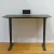 Import 2020 new  office desks easy assemble 3 stages folding legs  pneumatic standing  height adjustable computer desk from China