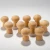 Import 2020 New Wholesale 10PCS 45mm Wooden Mushroom Blank For Kids DIY Handmade Wood Craft Home Nursery Decor Unfinished Wood Product from China