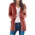 Import 2021 Autumn and Winter New Womens Casual Cardigan Jacket Solid Color Twist Button Cardigan Sweater from China