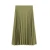 Import 2021 Custom Logo Flared Wrinkle Skirts A Line High Waist Spring Vintage Dress Womens Midi skirt Ladies Midi Pleated Skirt from China