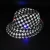 Import 2021 happy new year  LED jazz party hat  can customized design from China