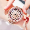 2021 Hot sale Luxury Rose Gold  Magnet Buckle Starry Sky Women Bracelet Watch montre female  Best Ladies Wrist Watches