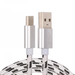 2021 Hot selling nylon braided type-c usb charger cable data with pe bag