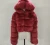 Import 2021 hot style women fur coat faux fox fur jacket red short hooded fur coat from China