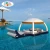 Import 2021 new design inflatable floating island leisure platform and tent  inflatable island from China