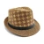 Import 2021 New Style Brown Adults Plaid Sombrero Spring Straw Men Hats Fedora from China