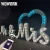 Import 2021 WOWORK fushun factory outdoor custom wedding props party RGB large Marquee neon number letter lighting for birthday from China