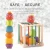 Import 2022 Infant Learning Educational Color Cognition Rainbow Blocks Colorful Stacking Baby Toys And Games from China