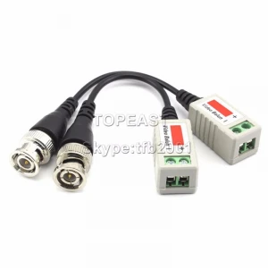 202P Normal PCB passive video balun with bnc connecter on Pigtail Lead