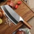 Import 20cm Stainless steel Chef meat cutting knife pattern kitchen knife from China
